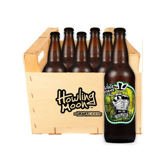 Traditional Steampunk Revolution Dry Howling Moon Craft Cider, made from heritage apples in Oliver BC 6 bottle